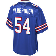 Load image into Gallery viewer, Eddie Yarbrough Buffalo Bills NFL Pro Line Team Color Player Jersey - Royal