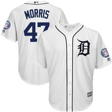 Load image into Gallery viewer, Jack Morris Detroit Tigers Majestic Hall of Fame Induction Patch Cool Base Jersey – White