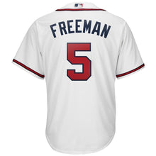 Load image into Gallery viewer, Freddie Freeman Atlanta Braves Majestic 2019 Alternate Official Cool Base Player Jersey - Navy/White