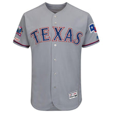 Load image into Gallery viewer, Elvis Andrus Texas Rangers Majestic Alternate Collection Flex Base Player Jersey – Royal/Gray