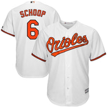 Load image into Gallery viewer, Jonathan Schoop Baltimore Orioles Majestic Cool Base Home Player Jersey - White
