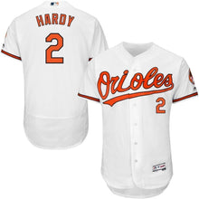 Load image into Gallery viewer, JJ Hardy Baltimore Orioles Majestic Home Flex Base Collection Player Jersey - White