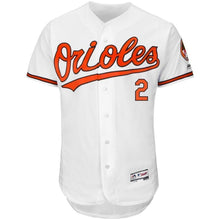 Load image into Gallery viewer, JJ Hardy Baltimore Orioles Majestic Home Flex Base Collection Player Jersey - White