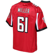 Load image into Gallery viewer, Chandler Miller Atlanta Falcons NFL Pro Line Team Player Jersey - Red