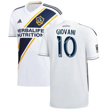 Load image into Gallery viewer, Giovani dos Santos LA Galaxy 2018 Primary Player Jersey – White