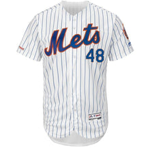 Load image into Gallery viewer, Jacob deGrom New York Mets Majestic Collection Flex Base Player Jersey – Royal/White