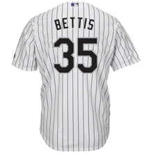Load image into Gallery viewer, Chad Bettis Colorado Rockies Majestic Home Cool Base Jersey - White