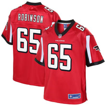 Load image into Gallery viewer, Jaelin Robinson Atlanta Falcons NFL Pro Line Team Player Jersey - Red