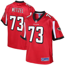 Load image into Gallery viewer, John Wetzel Atlanta Falcons NFL Pro Line Player Jersey - Red