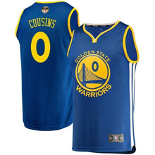 Load image into Gallery viewer, DeMarcus Cousins Golden State Warriors 2019 NBA Finals Bound Fast Break Player Jersey - Royal