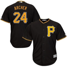 Load image into Gallery viewer, Chris Archer Pittsburgh Pirates Majestic Alternate Official Cool Base Player Jersey – Black
