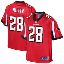 Load image into Gallery viewer, Jordan Miller Atlanta Falcons NFL Pro Line Team Player Jersey - Red