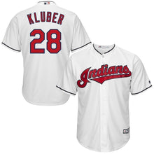 Load image into Gallery viewer, Corey Kluber Cleveland Indians Majestic Cool Base Player Jersey - White
