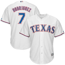 Load image into Gallery viewer, Ivan Rodriguez Texas Rangers Majestic Home Official Cool Base Player Jersey - White