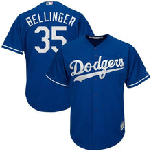 Load image into Gallery viewer, Cody Bellinger Los Angeles Dodgers Majestic Cool Base Player Jersey - White/Royal