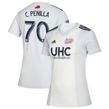 Load image into Gallery viewer, Cristian Penilla New England Revolution Women's 2019 Colonial Player Jersey – White