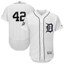 Load image into Gallery viewer, Detroit Tigers Majestic 2019 Jackie Robinson Day Flex Base Jersey – White